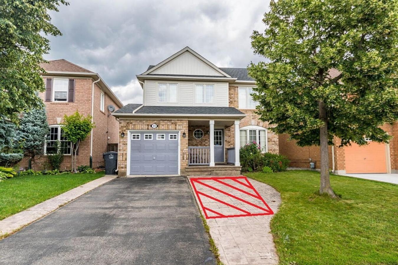 Garden 2 Bedroom Apt - Free Parking Wifi Laundry Workstation Brampton Exterior foto